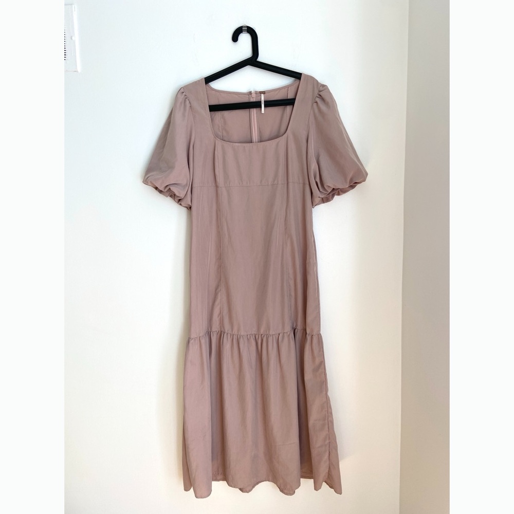 Free People // rose coloured dress - Picture 4 of 7